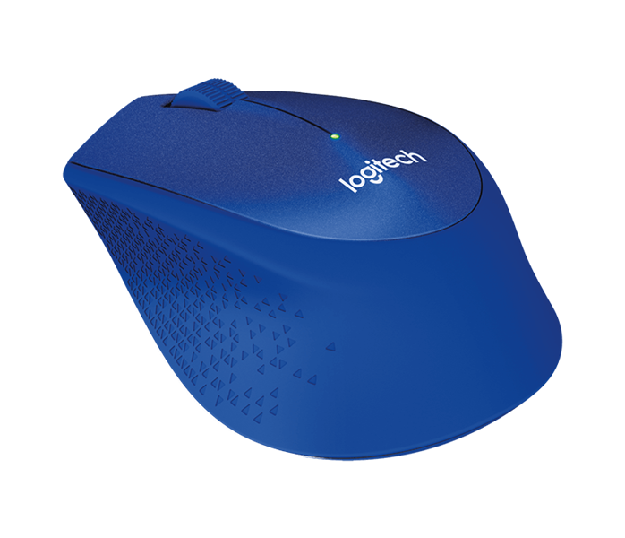 Logitech M331 Silent Plus Wireless Mouse (Blue) (910-004915)